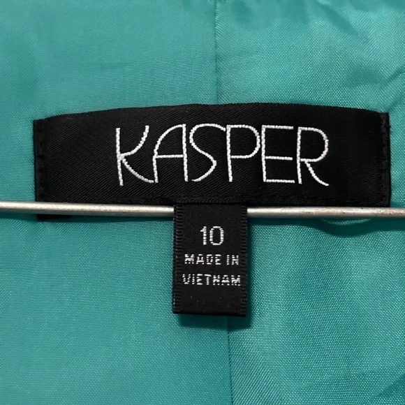 Kasper Blue Blazer with Shawl Collar - Picture 4 of 6